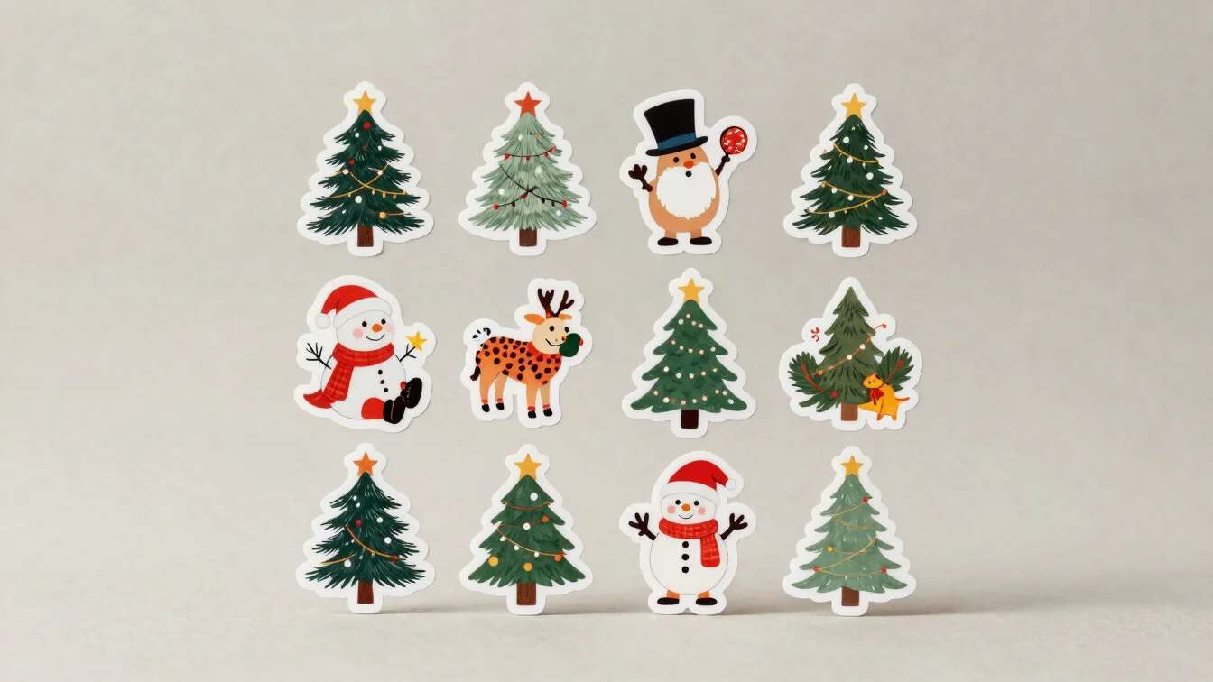 Editorial product photography, grouped selection of Christmas-the