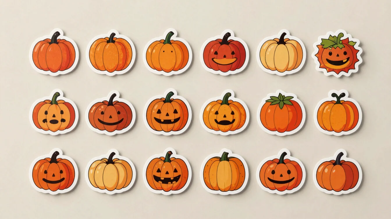 Editorial product photography, grouped selection of Thanksgiving-